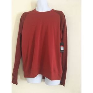 📦 NEW Men XL NIKE DRI-FIT Pacer Long Sleeve Crew Running Shirt 928415-642 Red